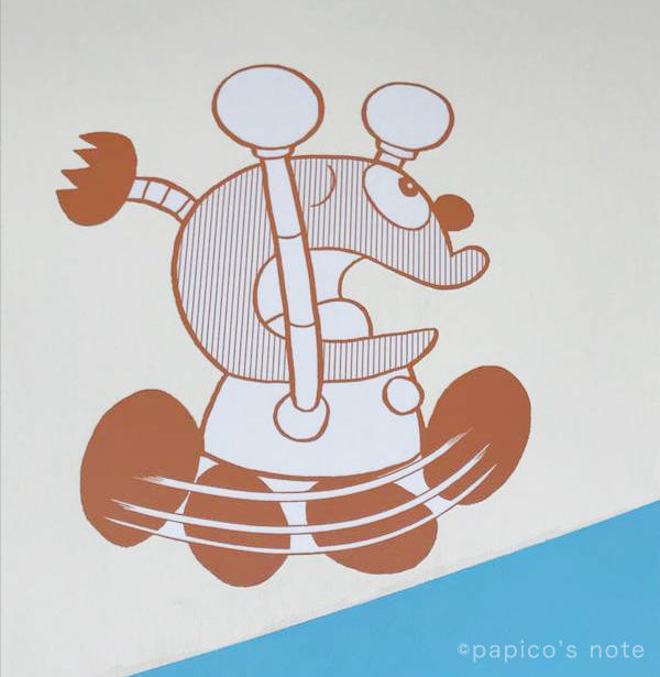 藤子不二雄ミュージアム　まんがコーナー　壁にコロ助