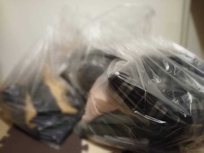 f:id:papico405:20190428185131j:plain こんまり片付け 洋服処分