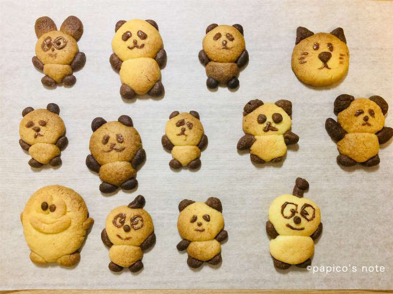 パンダクッキー　完成