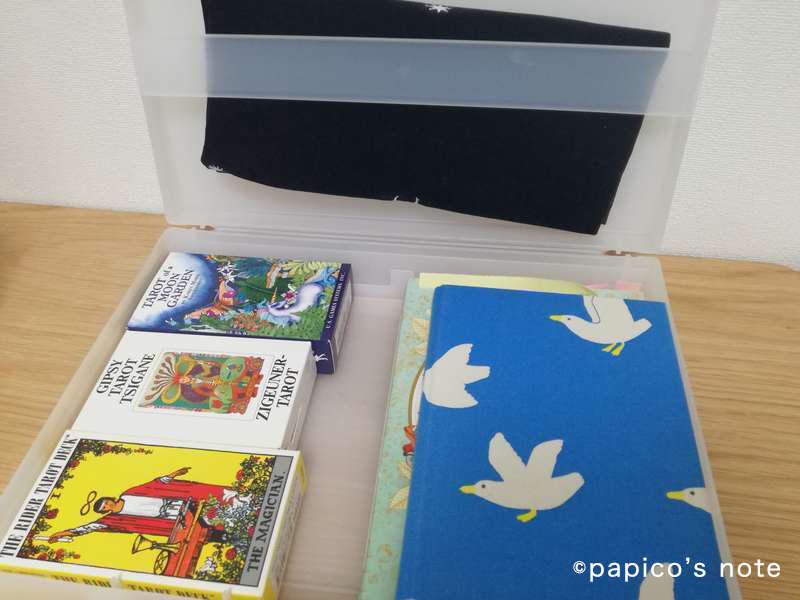 無印良品　自立収納できるキャリーケース　趣味のもの