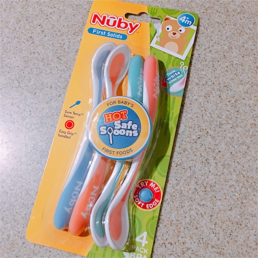 離乳食 温度で色が変わるスプーンが便利 雑記ブログinアメリカ 離乳食 温度で色が変わるスプーンが便利 雑記ブログinアメリカ