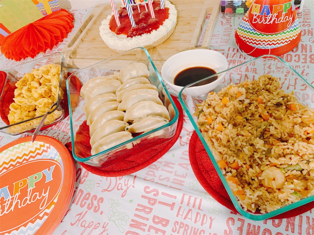 手抜きすぎる旦那さまの誕生日ディナー 笑 雑記ブログinアメリカ