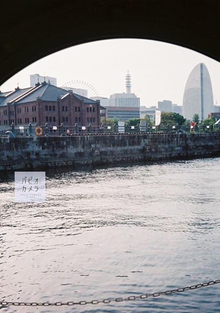 ハーフカメラCanon Demi Sで、横浜夜景撮影 | 使用フィルムUltramax400