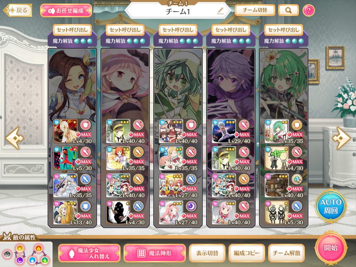 マギレコ 初期レア度 3以下のみで百禍チャレンジクエスト3 お願い結菜さん 悩みごとは長女にお任せ マギアレコードのあるきかた