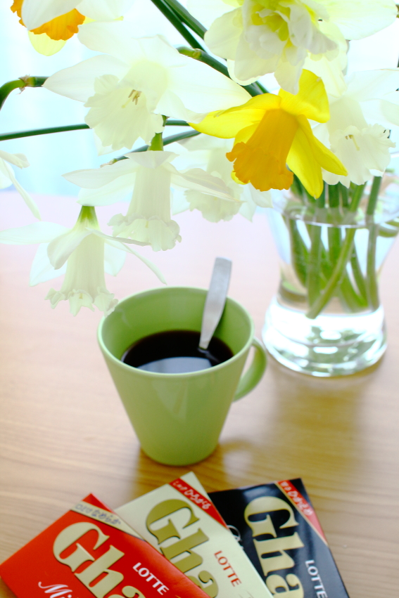 ＃手作りチョコガーナのホットチョコレート