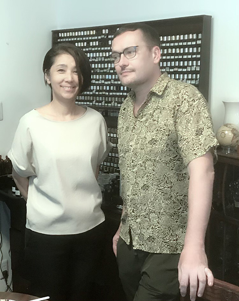 Neil chapman and Satori Osawa