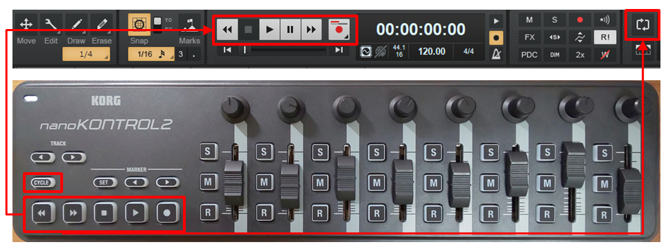 Nanokontrol2 を Cakewalk By Bandlab で動作させるまで Freqdrop