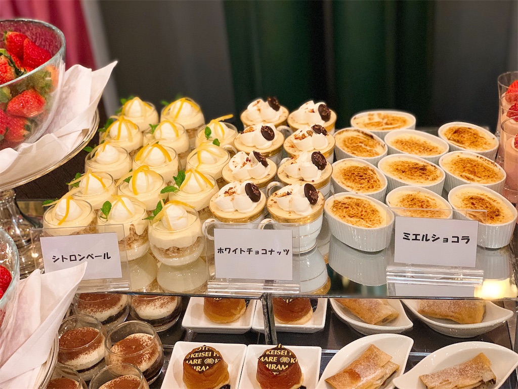 バレンタインデー当日開催 デザートバイキング 京成ホテルミラマーレ 2月 るるのお菓子な暮らし
