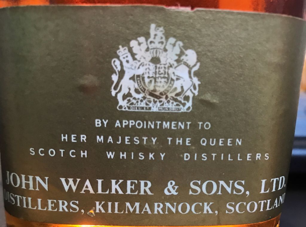 ジョニーウォーカー ブラックラベル（旧ラベル、ウイスキー特級