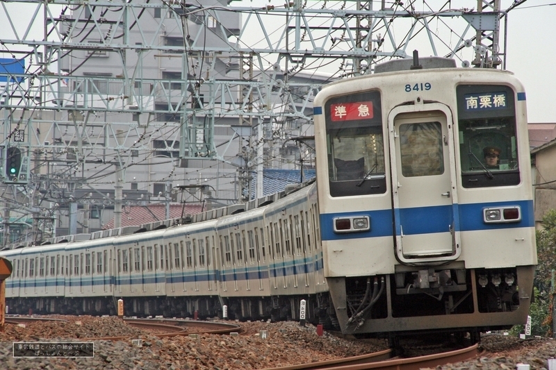 東武8000系伊勢崎線(英字無し)(1本物) 東武8000系：私鉄の103系と呼ばれて…[(2) 伊勢崎線ローカル・東