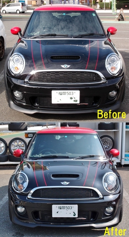 ヘッドライトインナーブラック塗装（R56JCW） - グランドスラム