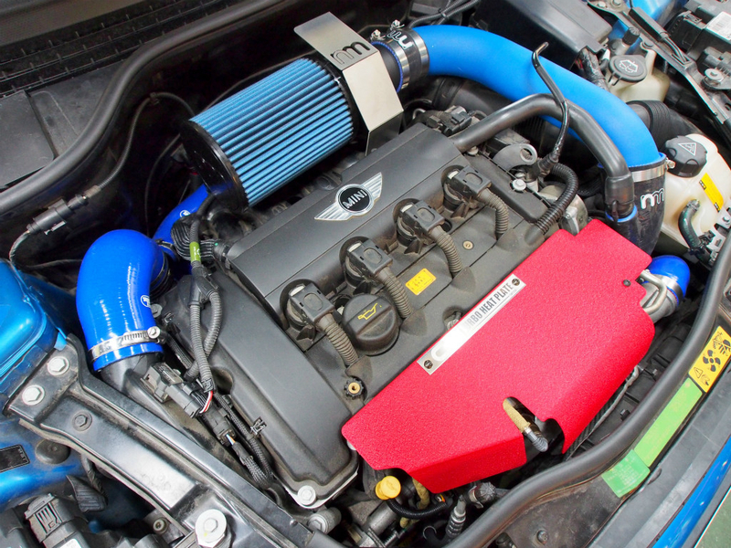 MINI ミニ R55 R56 ターボ ヒートプレート チタン