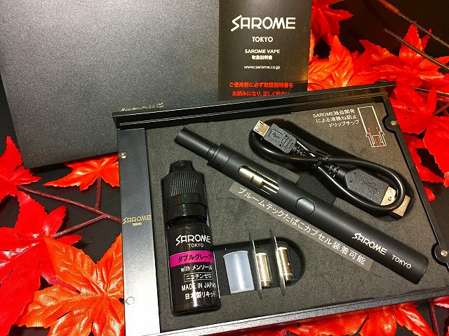 Sarome Vape 1スターターキット Sarome Tokyo レビュー Vape Knick Knacks