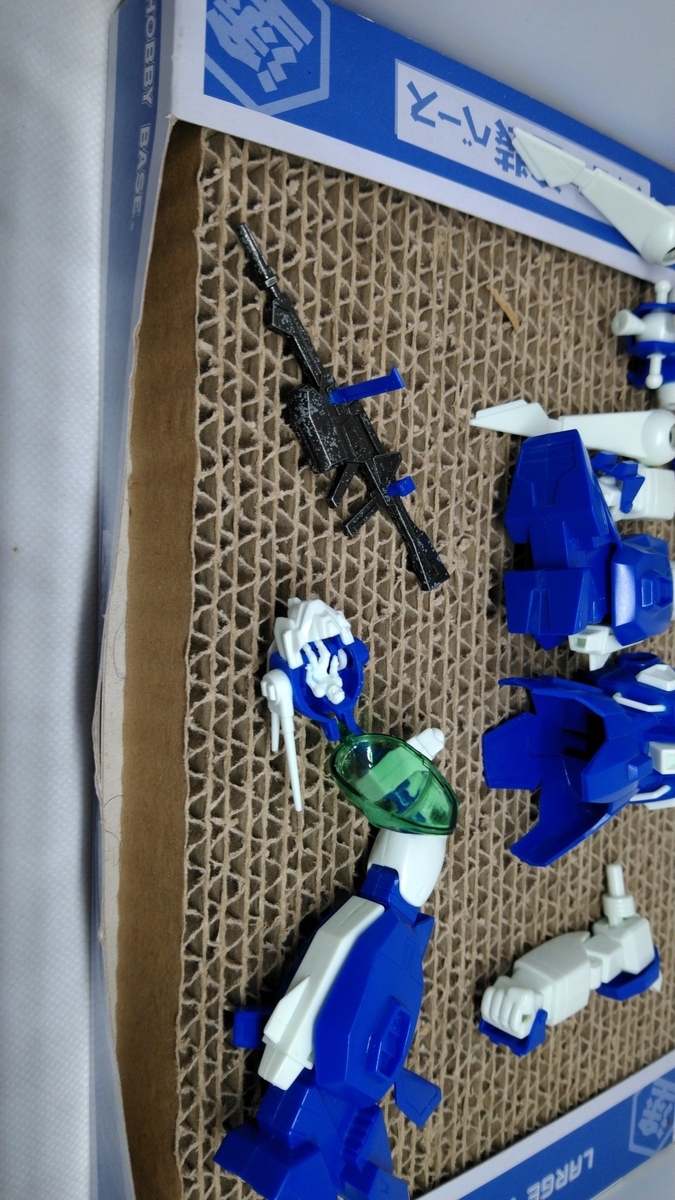 旧キット 1/72 レイズナー - パチ組みの積み崩し