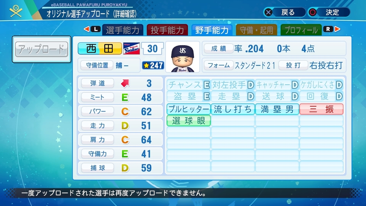 西田明央 パワプロ再現 パワナンバー パワヒのパワプロを語るブログ