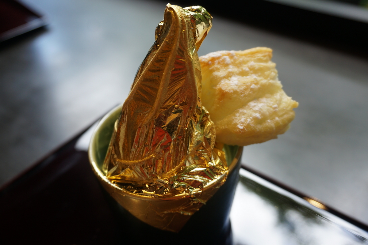 金箔ソフトクリーム