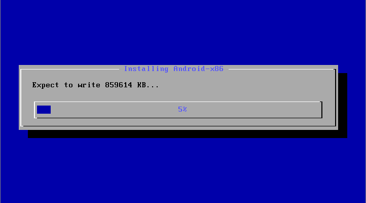 Android-x86をインストールする