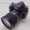 Nikon D610にTAMRON SP 24-70mm F2.8 Di VC USDを取り付けた状態