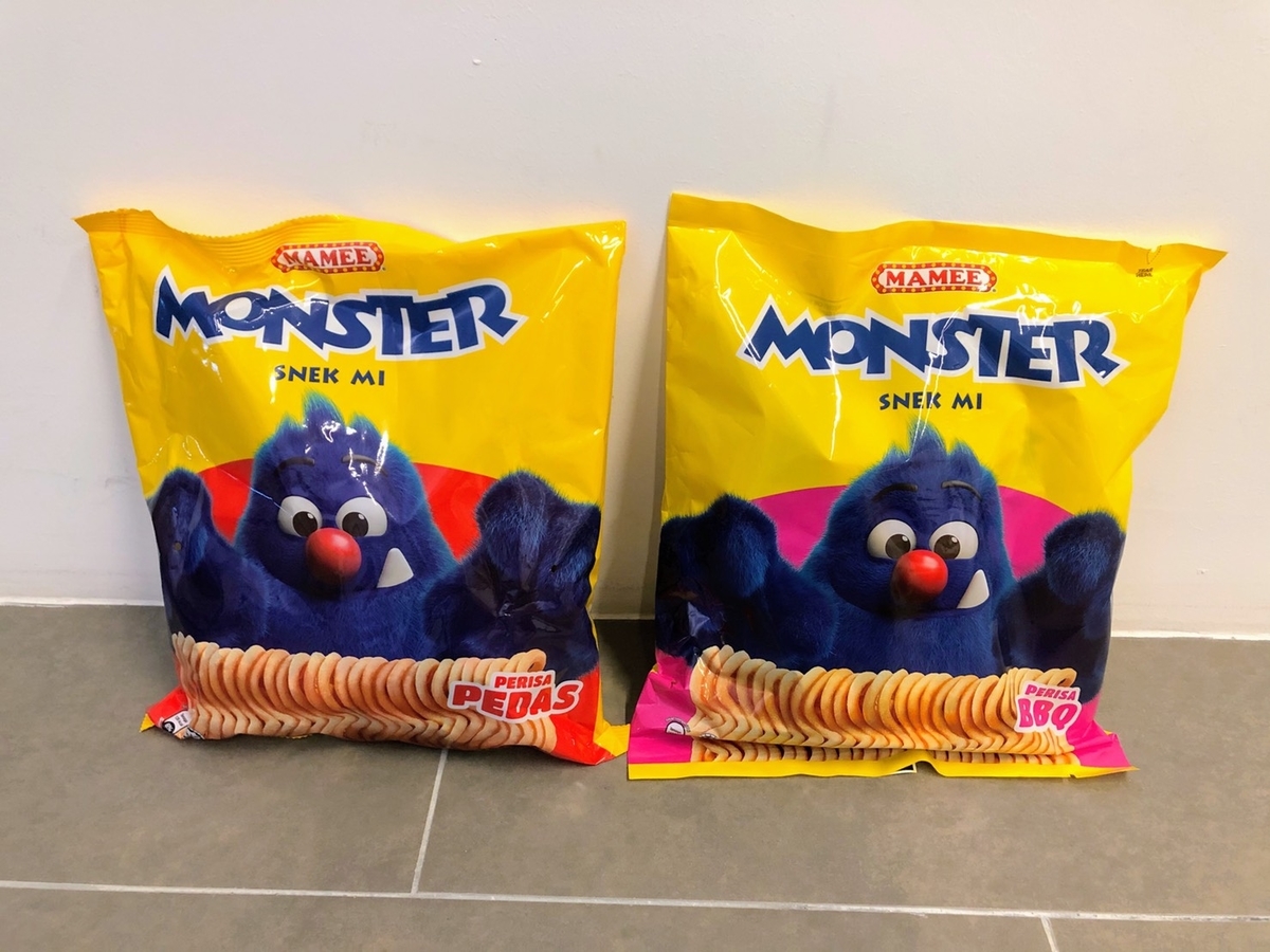 マレーシアのベビースターラーメン・MAMEE MONSTERを食べてみた - 南国