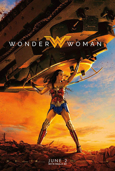 ワンダーウーマン Wonder Woman 《ポスター上々、映画本編はBooo