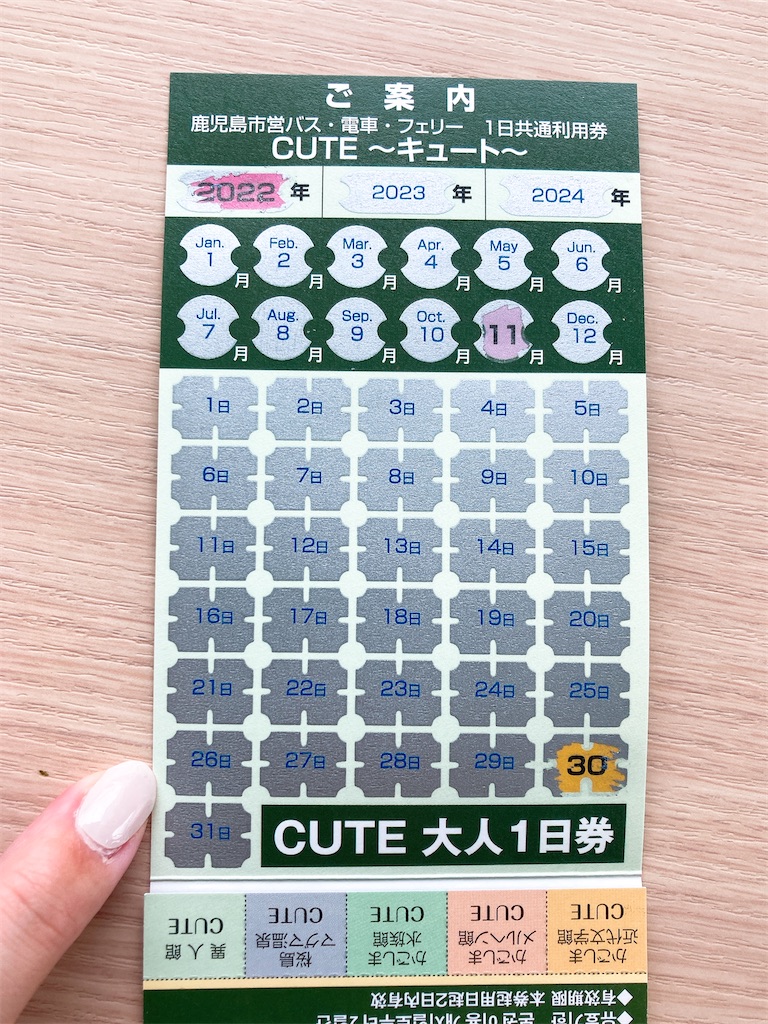 1日乗車券 桜島】1日乗車券CUTEとフェリーと45分観光の話♡ - 食べて遊んで働いて