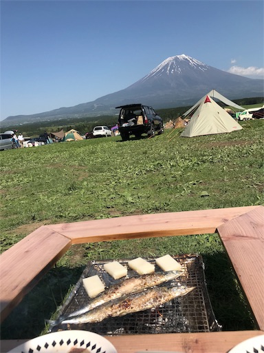 手抜きキャンプ飯 秋刀魚の塩焼き 単身赴任ワーママぺこの日常 時々キャンプ