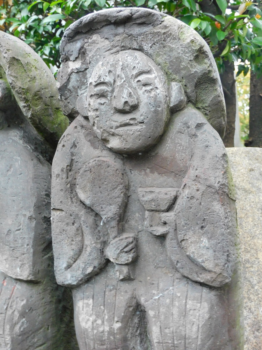 田の神様 石仏 骨董 アンティーク 石像 仏様 神様 田の神
