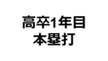 高卒1年目本塁打