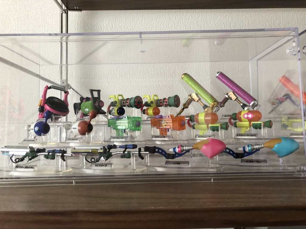 Splatoon ブキコレクション フィギュアケース セット