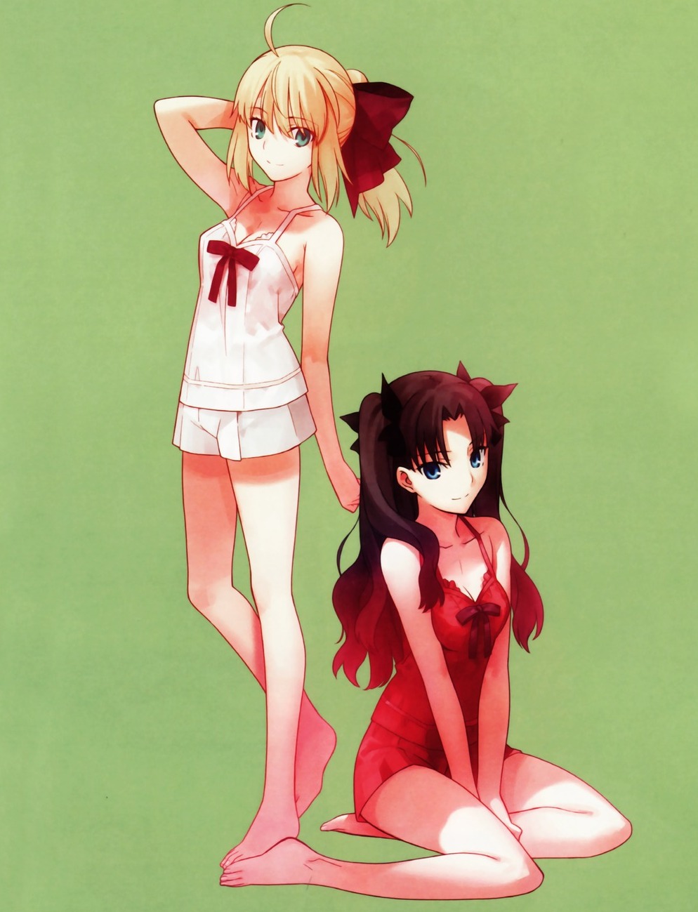 個別 Game Fate セイバー 遠坂凛 股に手 武内崇 の写真 画像 Pema S Fotolife