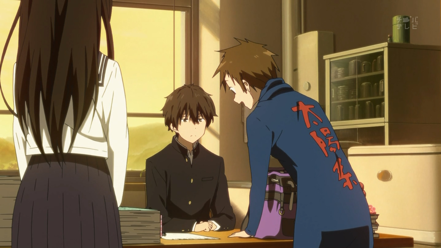 個別 Anime 氷菓 折木奉太郎 千反田える の写真 画像 Pema S Fotolife