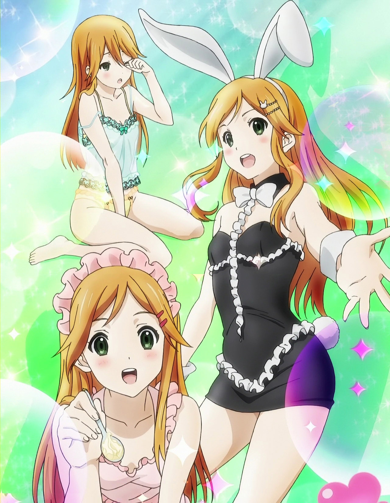 個別 Anime ココロコネクト 桐山唯 ぺたん座り バニー の写真 画像 Pema S Fotolife