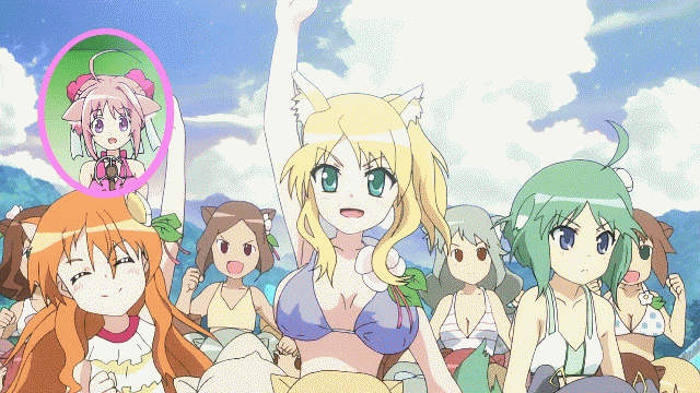 個別 Anime Gif Dog Days ユキカゼ パネトーネ リコッタ エクレール 水着 おっぱい の写真 画像 Pema S Fotolife