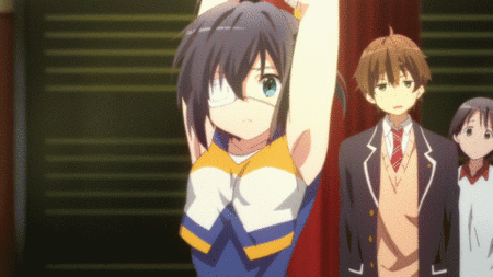 個別 Gif 中二病gif 中二病でも恋がしたい 小鳥遊六花 中二病チア 腋 中二病腋 の写真 画像 Pema S Fotolife