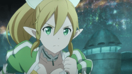 個別 Anime Gif Sao リーファ おっぱい 走る の写真 画像 Pema S Fotolife