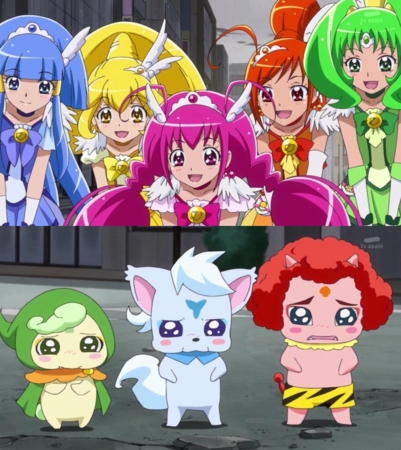 個別 スマイルプリキュア 星空みゆき 日野あかね 黄瀬やよい 緑川なお 青木れいか ウルフルン プリキュア敵キャラ の写真 画像 Pema S Fotolife