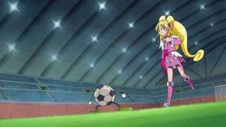 個別 Gif ドキプリgif ドキドキプリキュア 相田マナ 蹴り サッカー の写真 画像 Pema S Fotolife