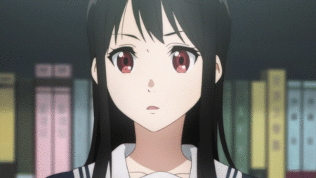 個別「[gif][境界の彼方gif][境界の彼方][名瀬美月][嫌そう]」の写真、画像 pema's fotolife