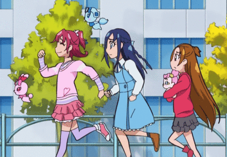個別 Gif ドキプリgif ドキドキプリキュア 相田マナ 菱川六花 円亜久里 走る の写真 画像 Pema S Fotolife