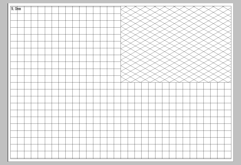 デジタルイラスト奮闘記 47 グラフ用紙を追加しました ペントスのほぼ日ブログ