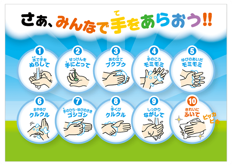 手洗いの正しいやり方