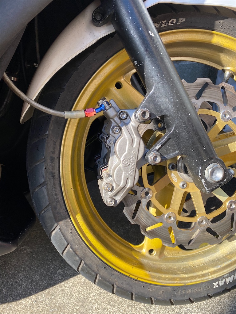 バイク HONDA NC31 用 フロントブレンボキャリパー cb400sf nc31