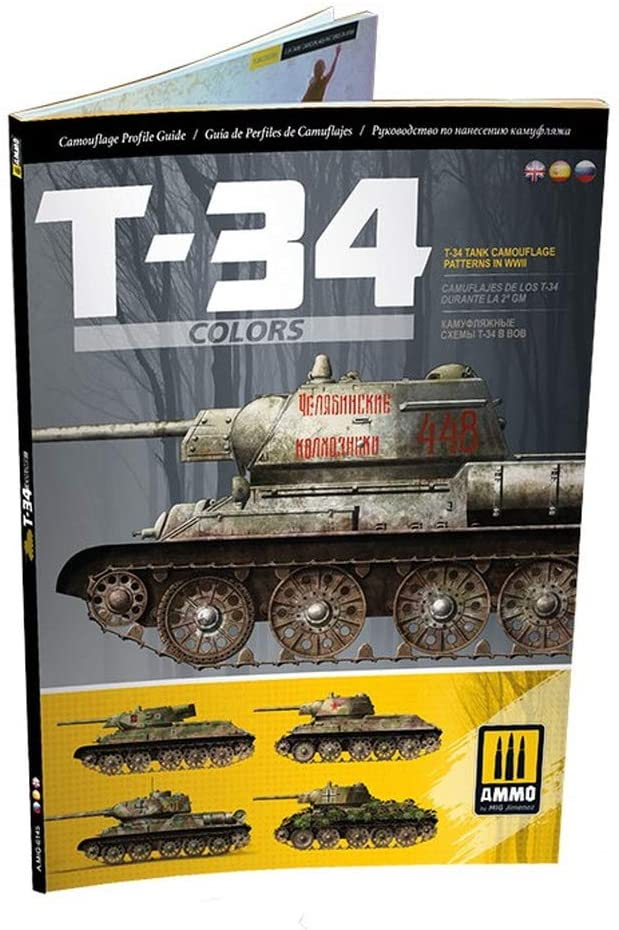 T-34 COLORS - T-34 TANK CAMOUFLAGE PATTERNS IN WWII（AMO-6145