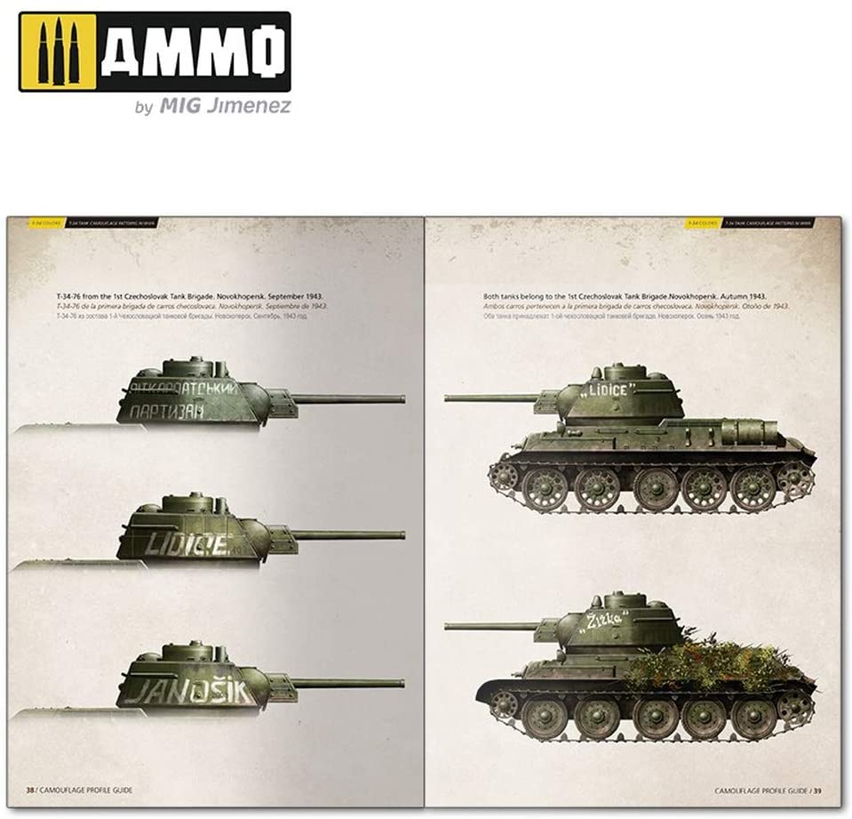 【中古】「非常に良い」アモ 第二次世界大戦 T-34 カラー・迷彩パターン 写真集・書籍 AMO-6145 T-34 COLORS - T-34 TANK CAMOUFLAGE PATTERNS IN WWII（AMO-6145