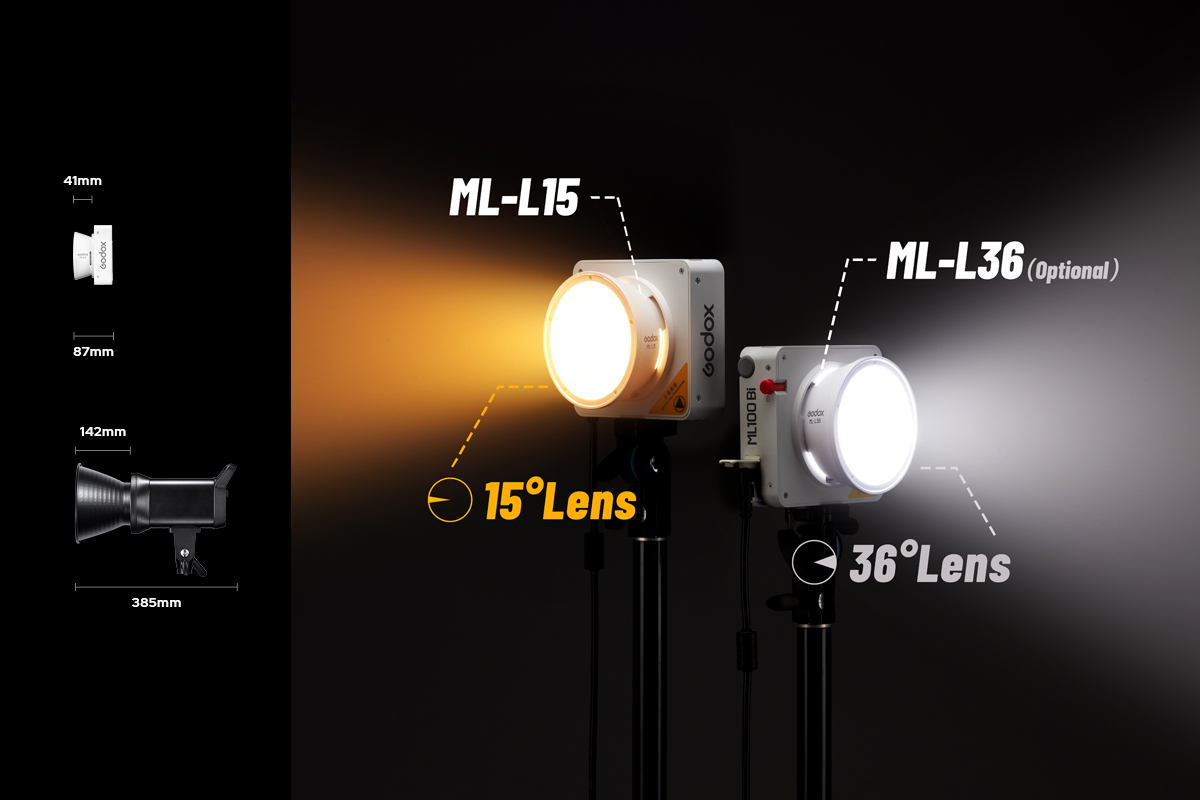 Godox ポータブル LED ビデオライト ML100Bi - pepe 