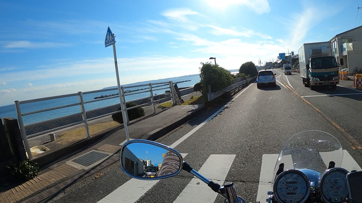 134号線からの海の景色