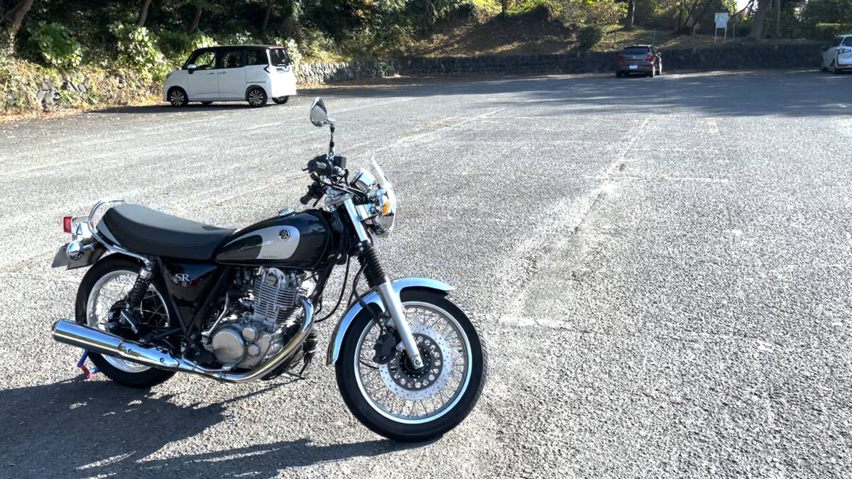 湘南平展望台の駐車場