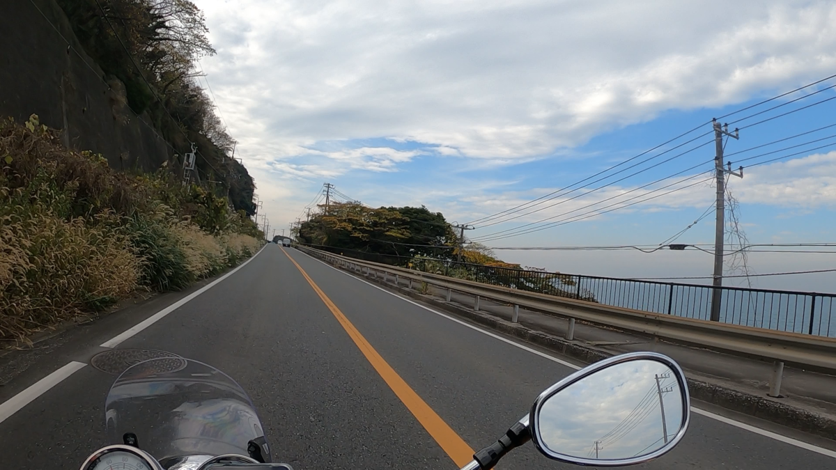 内房なぎさラインからの海の景色