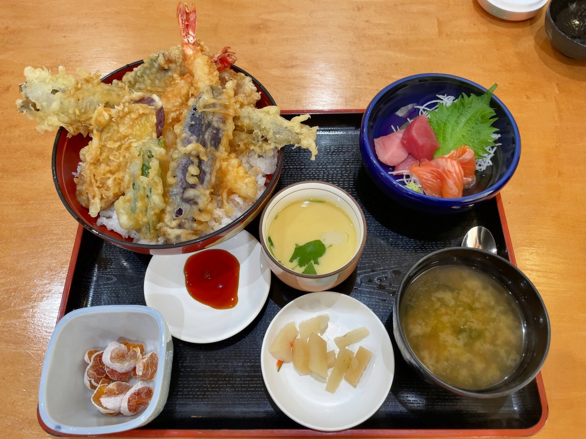 海鮮上天丼