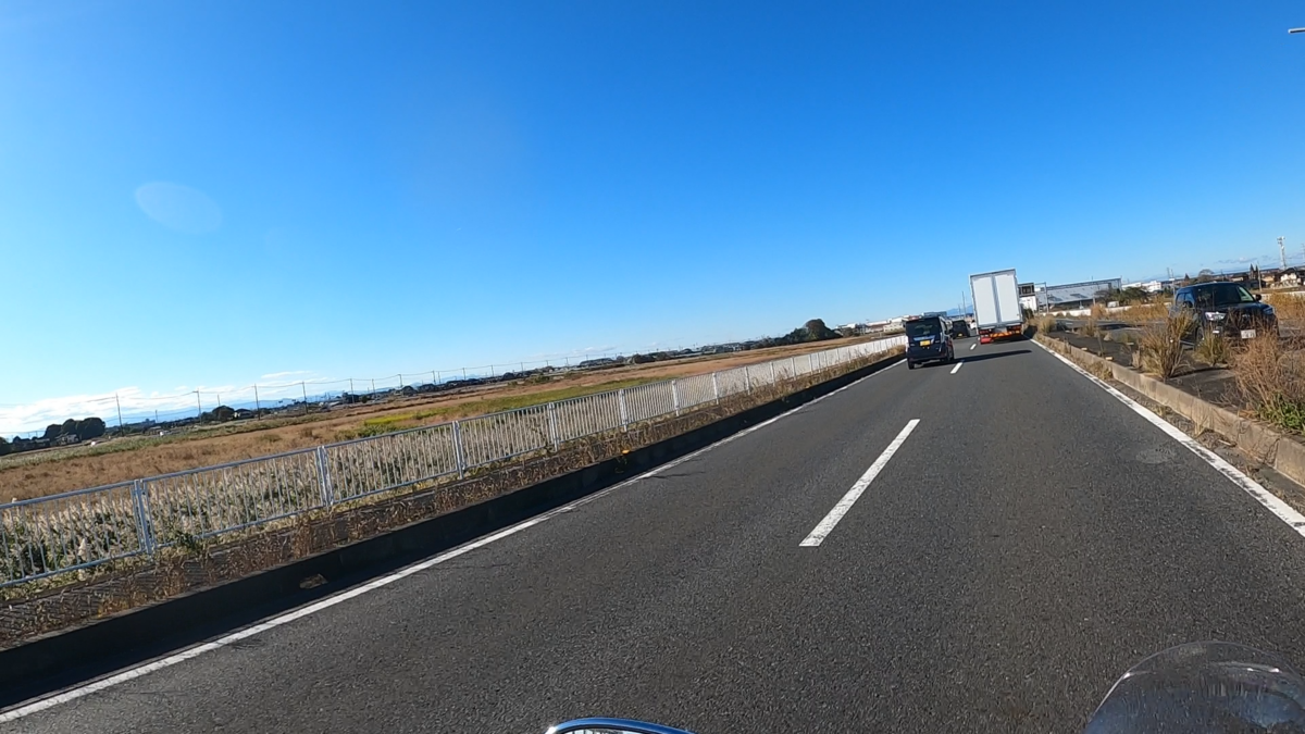 田舎道の風景
